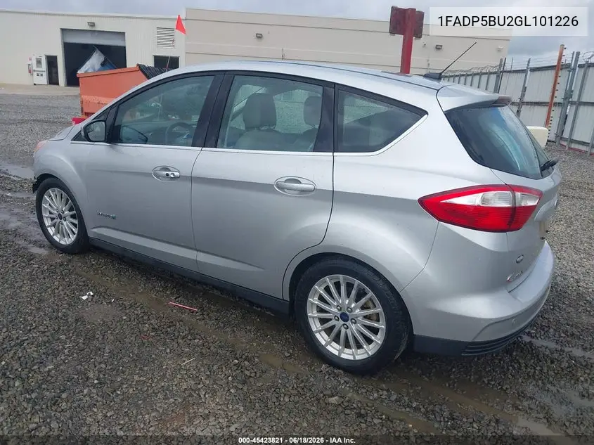 2016 Ford C-Max Hybrid Sel VIN: 1FADP5BU2GL101226 Lot: 45423821