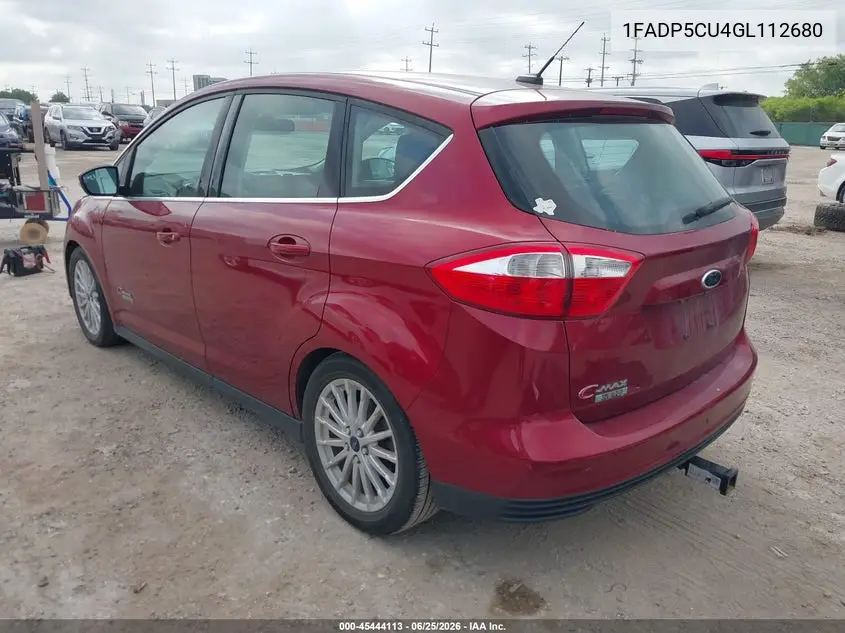 2016 Ford C-Max Energi Sel VIN: 1FADP5CU4GL112680 Lot: 45444113
