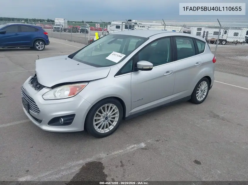 2016 Ford C-Max Hybrid Sel VIN: 1FADP5BU4GL110655 Lot: 45473208