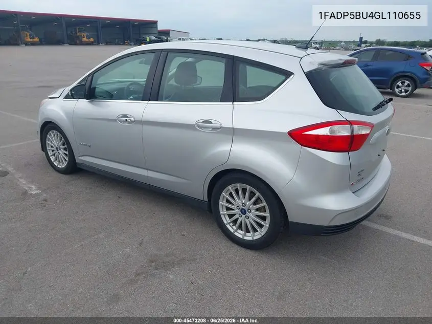 2016 Ford C-Max Hybrid Sel VIN: 1FADP5BU4GL110655 Lot: 45473208
