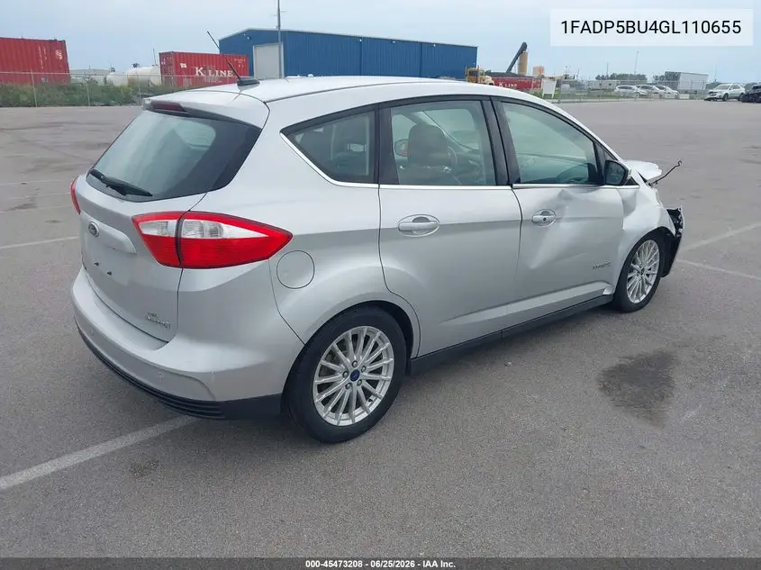 2016 Ford C-Max Hybrid Sel VIN: 1FADP5BU4GL110655 Lot: 45473208