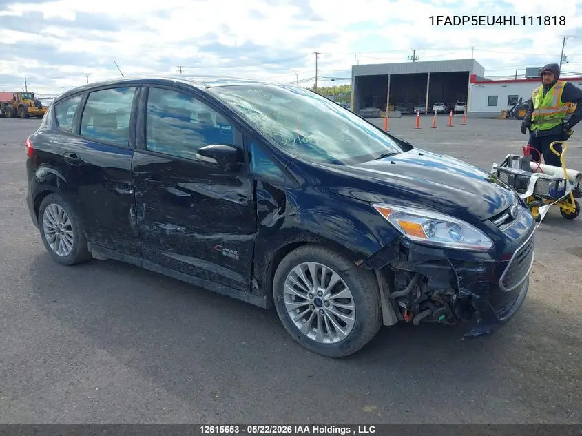 2017 Ford C-Max Se VIN: 1FADP5EU4HL111818 Lot: 12615653