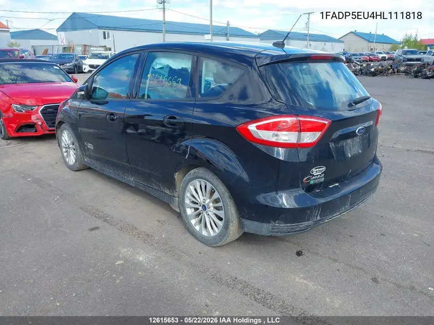 2017 Ford C-Max Se VIN: 1FADP5EU4HL111818 Lot: 12615653