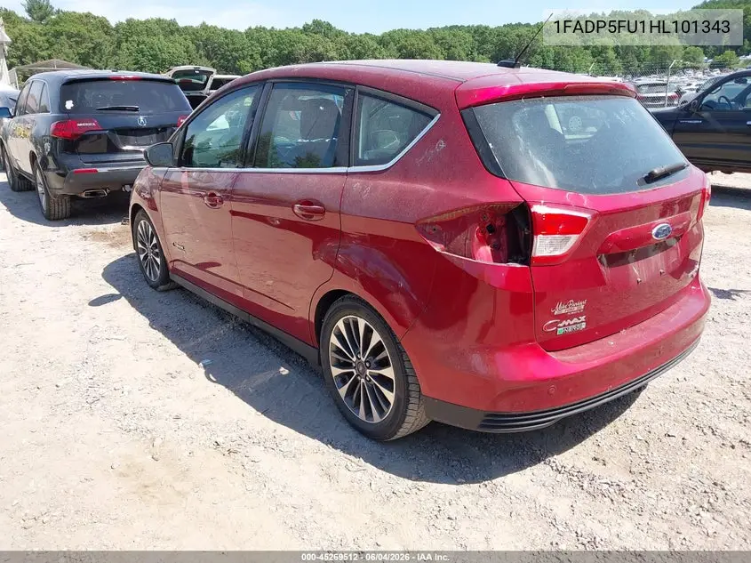 2017 Ford C-Max Energi Titanium VIN: 1FADP5FU1HL101343 Lot: 45269512