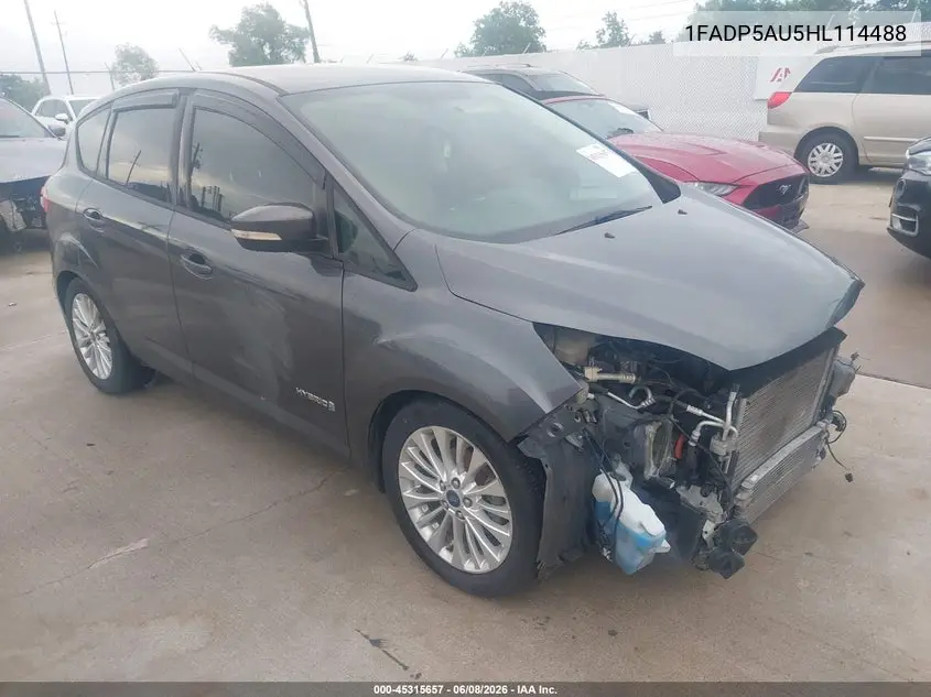 2017 Ford C-Max Hybrid Se VIN: 1FADP5AU5HL114488 Lot: 45315657