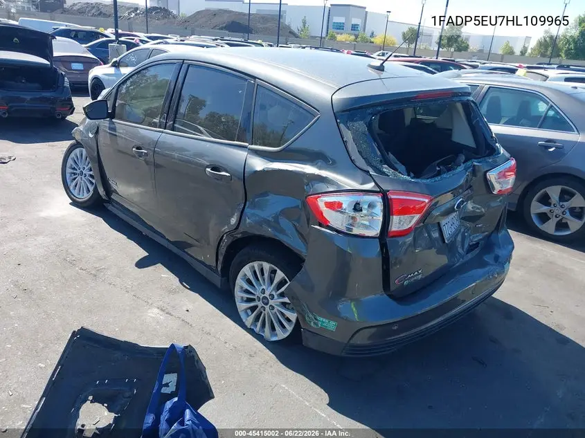 2017 Ford C-Max Energi Se VIN: 1FADP5EU7HL109965 Lot: 45415002