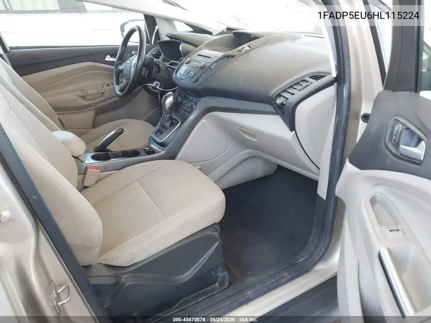 2017 Ford C-Max Energi Se VIN: 1FADP5EU6HL115224 Lot: 45470876