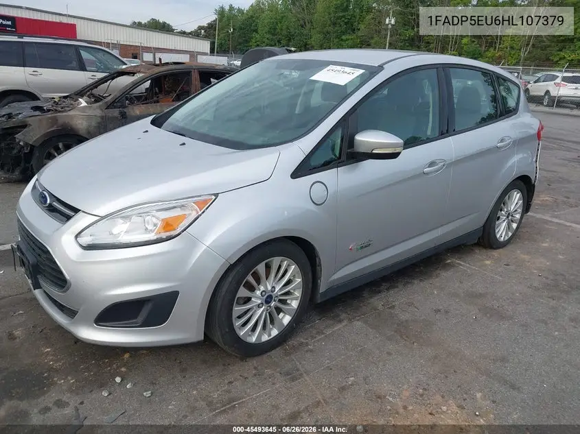 2017 Ford C-Max Energi Se VIN: 1FADP5EU6HL107379 Lot: 45493645