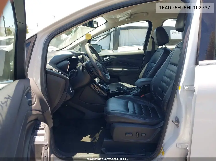 2017 Ford C-Max Energi Titanium VIN: 1FADP5FU5HL102737 Lot: 45553437