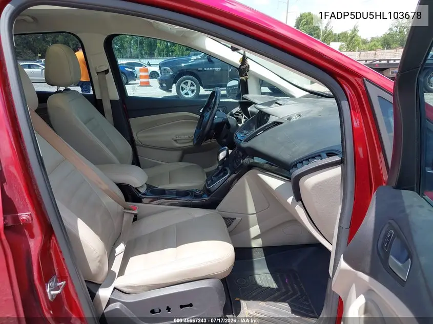 2017 Ford C-Max Hybrid Titanium VIN: 1FADP5DU5HL103678 Lot: 45667243