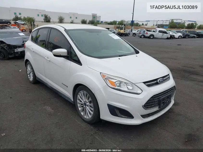 2018 Ford C-Max Hybrid Se VIN: 1FADP5AU5JL103089 Lot: 45294053