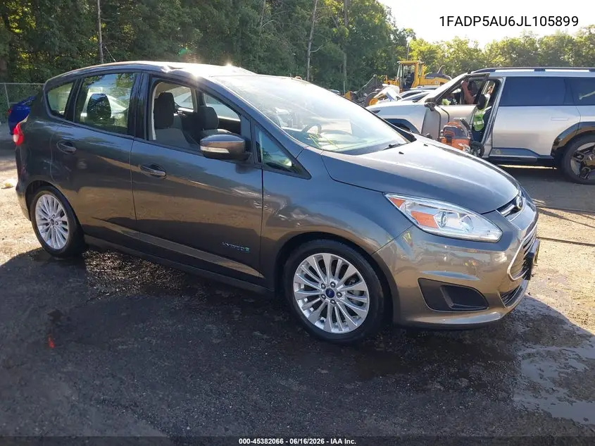 2018 Ford C-Max Hybrid Se VIN: 1FADP5AU6JL105899 Lot: 45382066