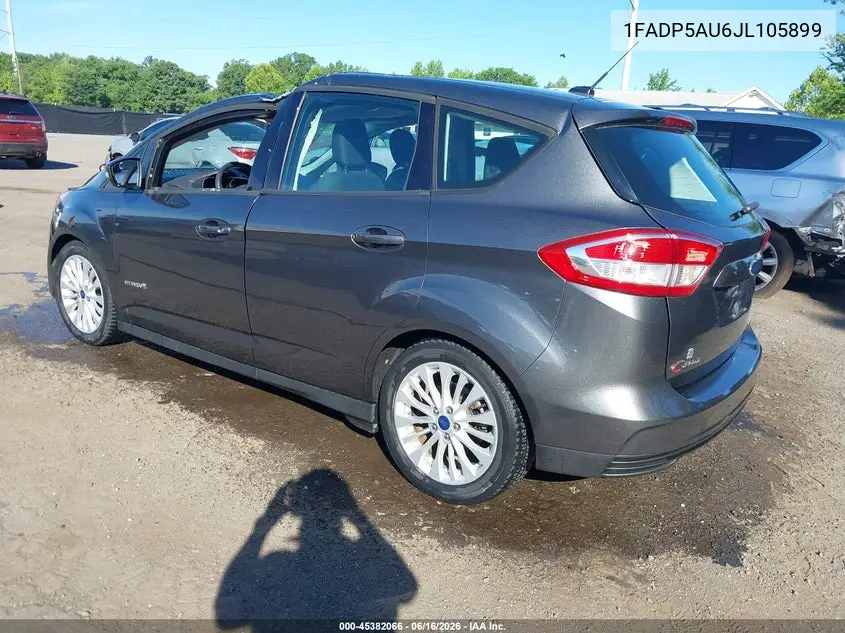 2018 Ford C-Max Hybrid Se VIN: 1FADP5AU6JL105899 Lot: 45382066