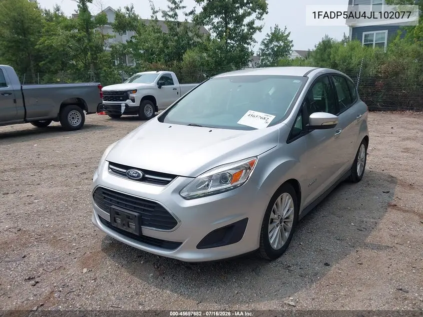 2018 Ford C-Max Hybrid Se VIN: 1FADP5AU4JL102077 Lot: 45657682