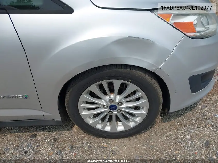 2018 Ford C-Max Hybrid Se VIN: 1FADP5AU4JL102077 Lot: 45657682