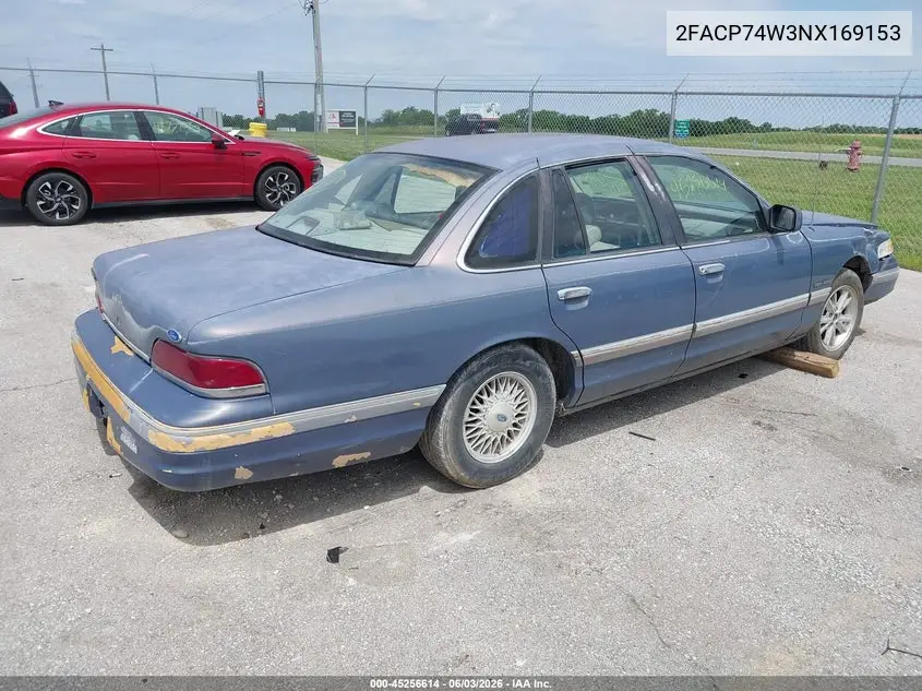1992 Ford Crown Victoria Lx VIN: 2FACP74W3NX169153 Lot: 45256614