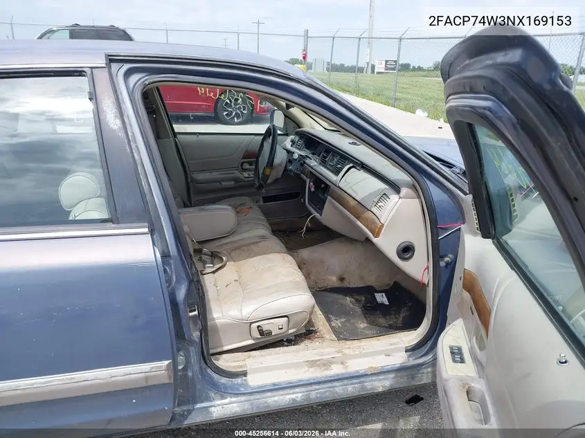 1992 Ford Crown Victoria Lx VIN: 2FACP74W3NX169153 Lot: 45256614