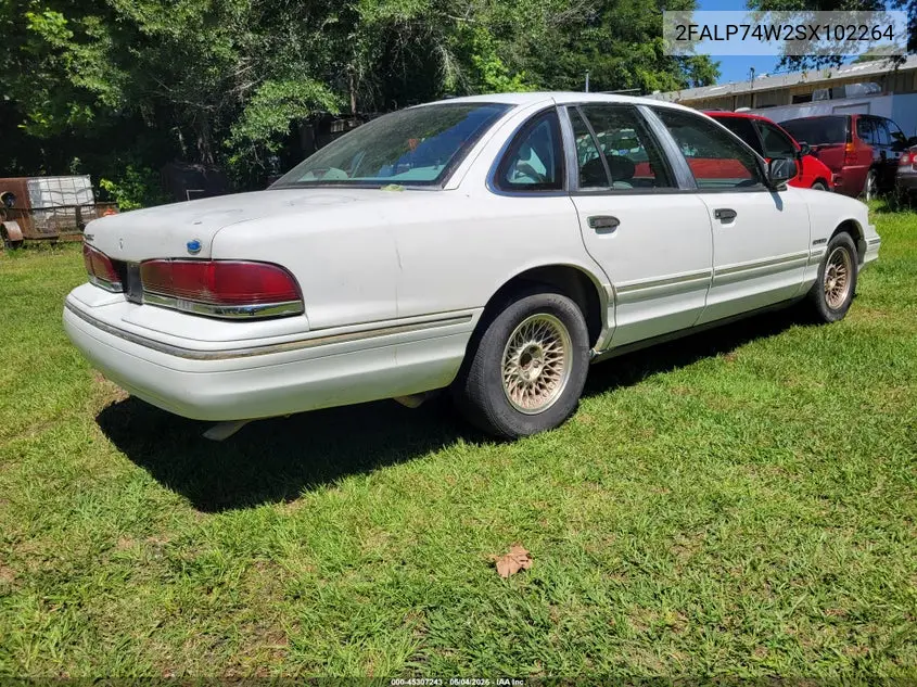 1995 Ford Crown Victoria Lx VIN: 2FALP74W2SX102264 Lot: 45307243