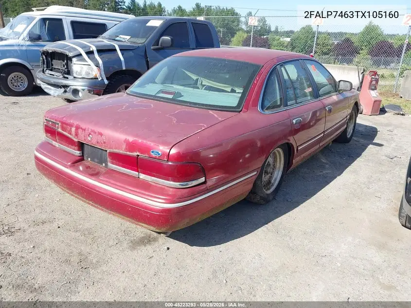 1996 Ford Crown Victoria Lx VIN: 2FALP7463TX105160 Lot: 45223293