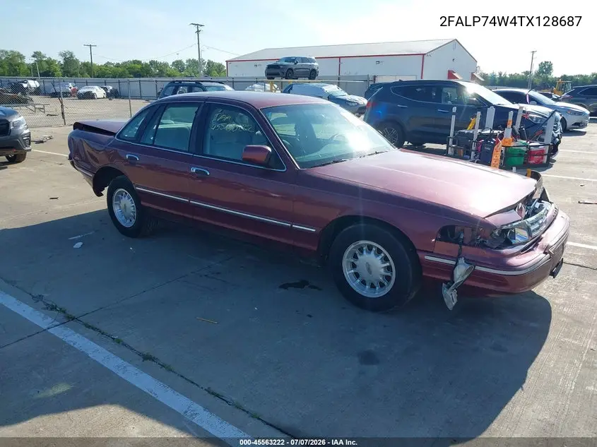 1996 Ford Crown Victoria Lx VIN: 2FALP74W4TX128687 Lot: 45563222