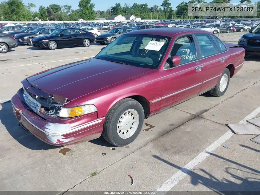 1996 Ford Crown Victoria Lx VIN: 2FALP74W4TX128687 Lot: 45563222