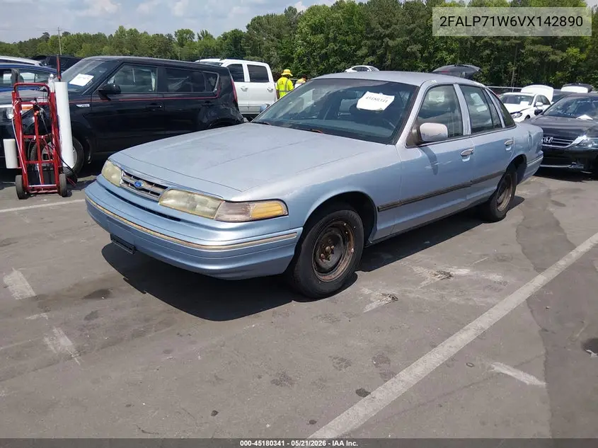 1997 Ford Crown Victoria Police Interceptor VIN: 2FALP71W6VX142890 Lot: 45180341