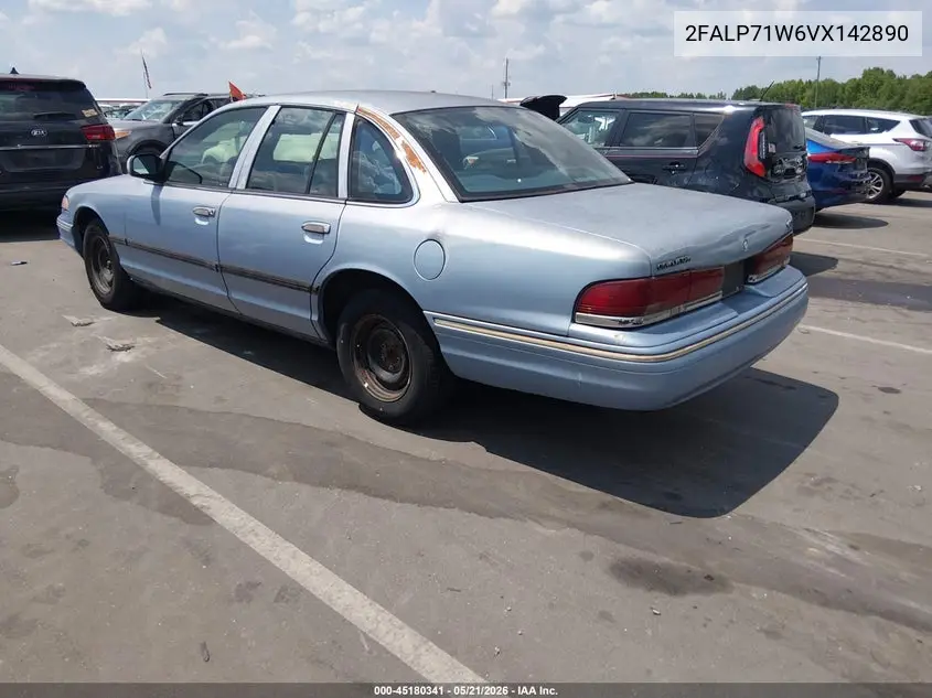 1997 Ford Crown Victoria Police Interceptor VIN: 2FALP71W6VX142890 Lot: 45180341