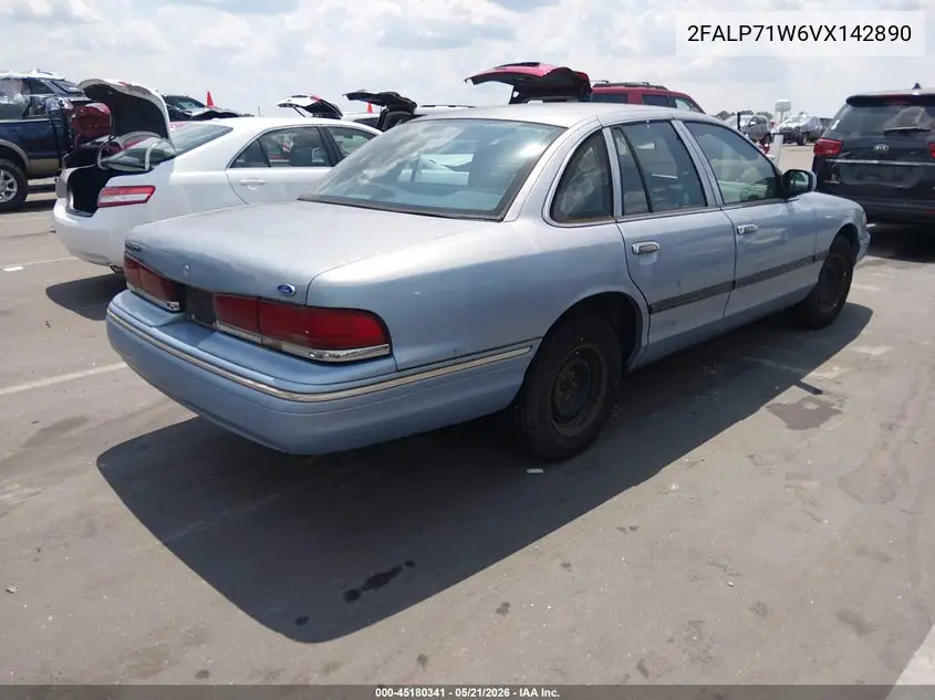 1997 Ford Crown Victoria Police Interceptor VIN: 2FALP71W6VX142890 Lot: 45180341
