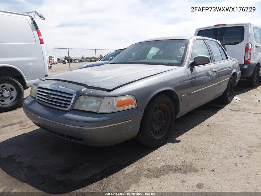 1998 Ford Crown Victoria VIN: 2FAFP73WXWX176729 Lot: 45157350