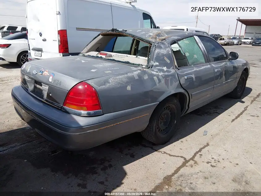 1998 Ford Crown Victoria VIN: 2FAFP73WXWX176729 Lot: 45157350