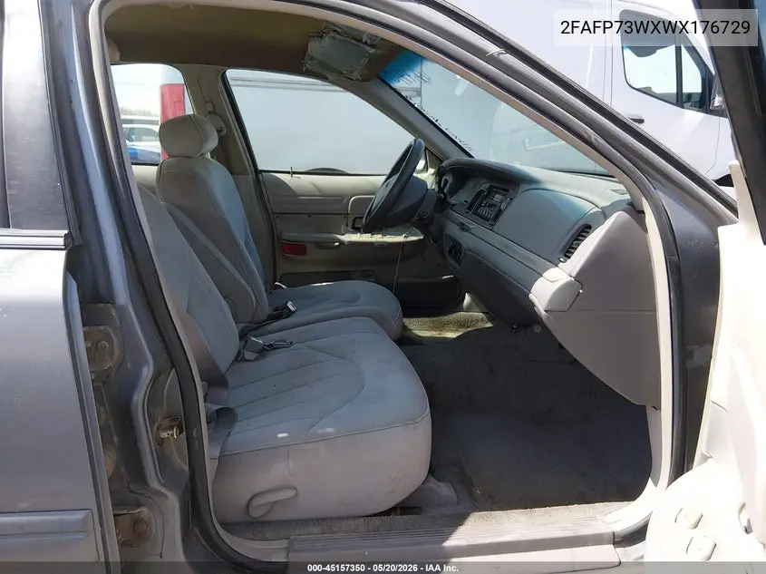1998 Ford Crown Victoria VIN: 2FAFP73WXWX176729 Lot: 45157350