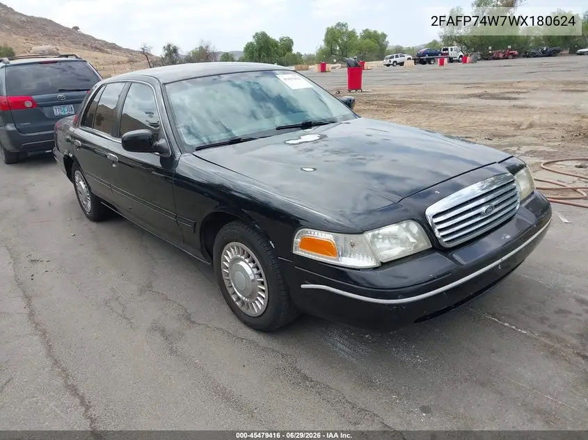 1998 Ford Crown Victoria Lx VIN: 2FAFP74W7WX180624 Lot: 45479416