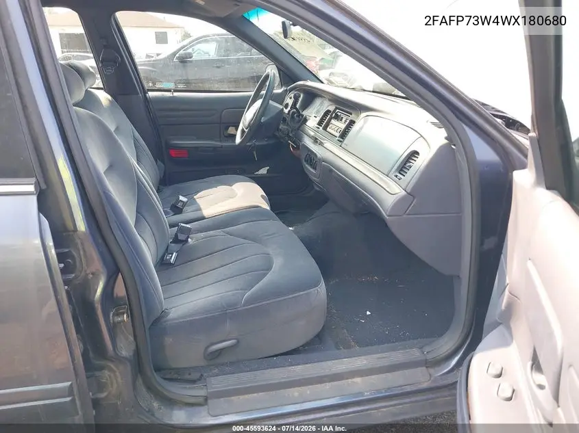 1998 Ford Crown Victoria VIN: 2FAFP73W4WX180680 Lot: 45593624