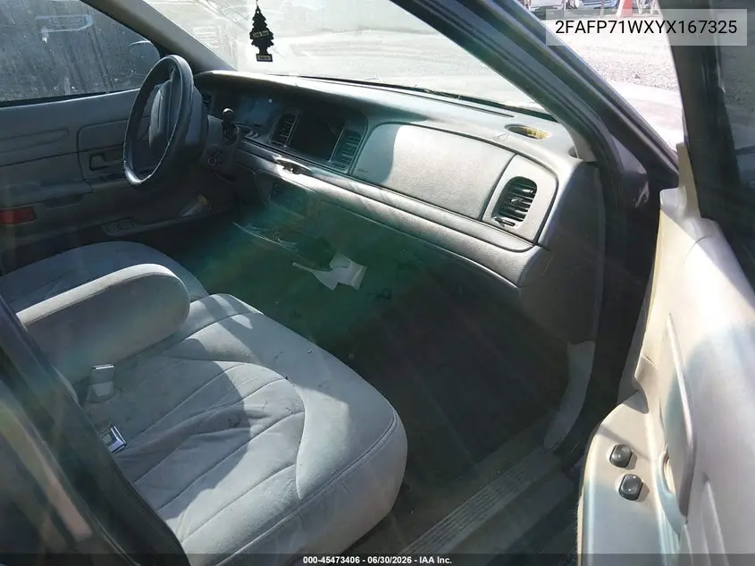 2000 Ford Crown Victoria Police Interceptor VIN: 2FAFP71WXYX167325 Lot: 45473406