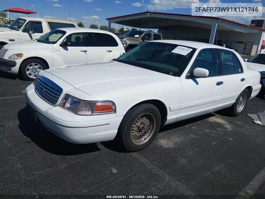 2001 Ford Crown Victoria VIN: 2FAFP73W91X121746 Lot: 45328761