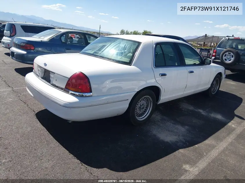 2001 Ford Crown Victoria VIN: 2FAFP73W91X121746 Lot: 45328761