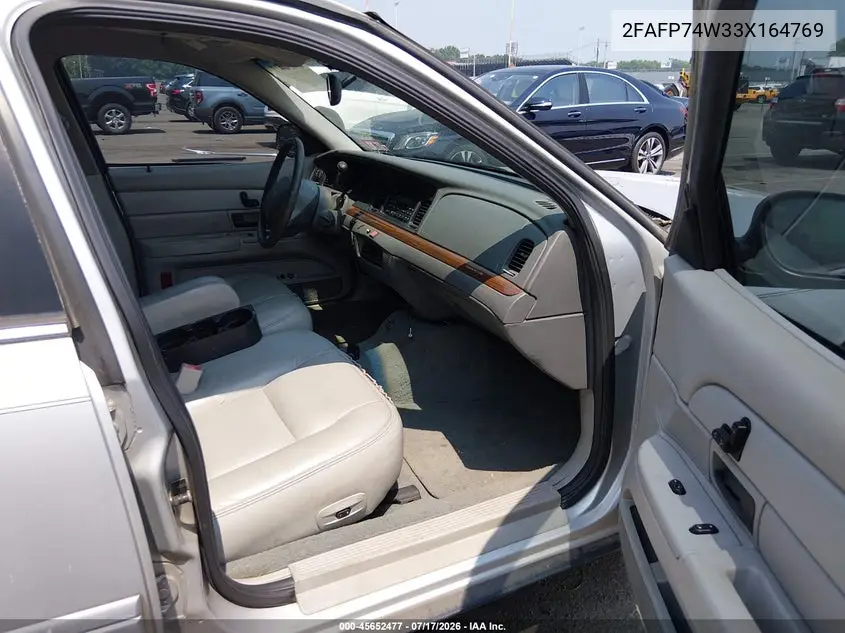 2003 Ford Crown Victoria Lx VIN: 2FAFP74W33X164769 Lot: 45652477