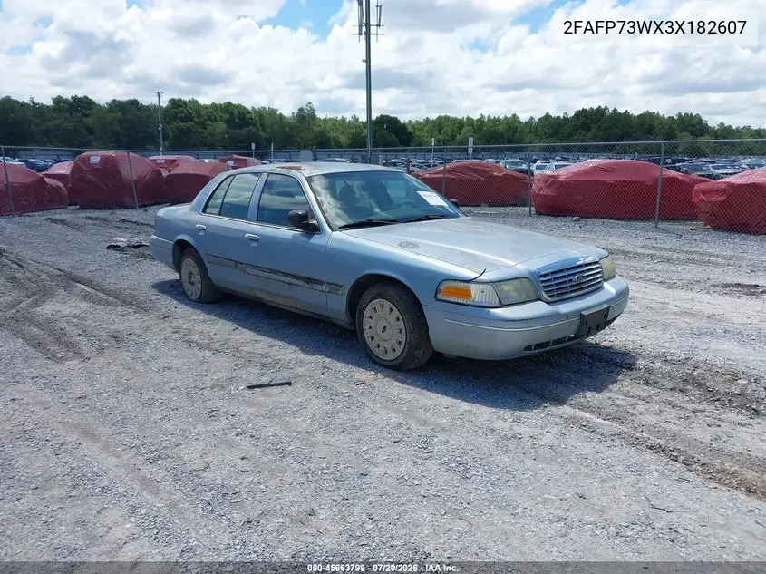 2003 Ford Crown Victoria Standard VIN: 2FAFP73WX3X182607 Lot: 45663799