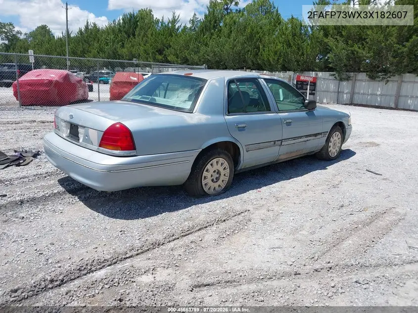 2003 Ford Crown Victoria Standard VIN: 2FAFP73WX3X182607 Lot: 45663799