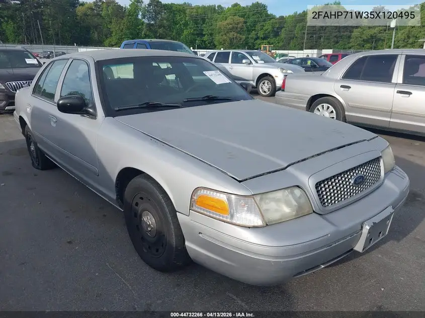 2005 Ford Crown Victoria Police VIN: 2FAHP71W35X120495 Lot: 44732266