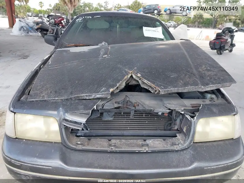 2005 Ford Crown Victoria Lx/Lx Sport VIN: 2FAFP74W45X110349 Lot: 44979838