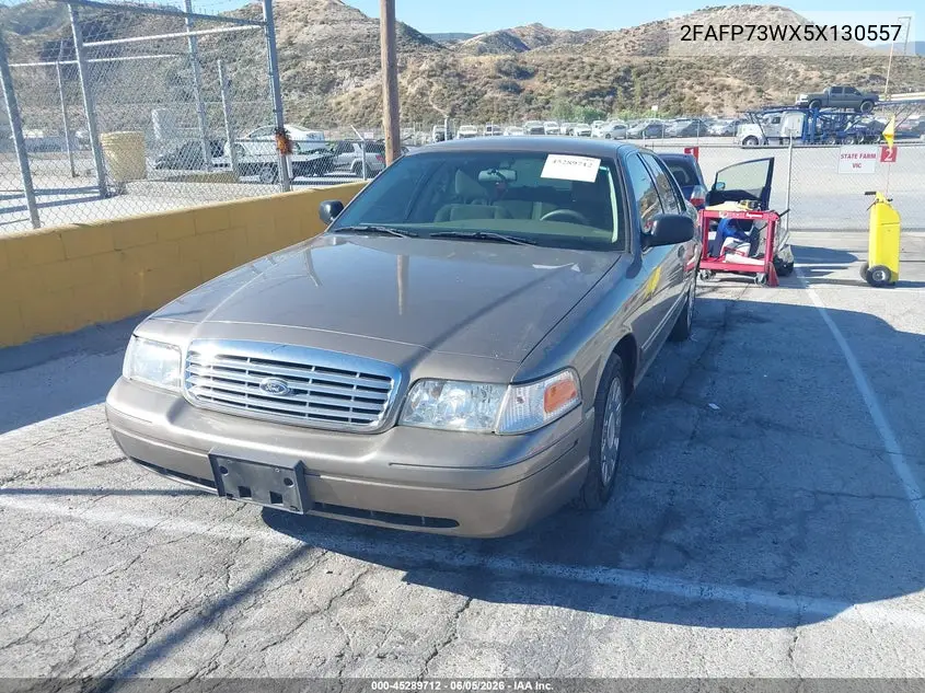 2005 Ford Crown Victoria Standard VIN: 2FAFP73WX5X130557 Lot: 45289712