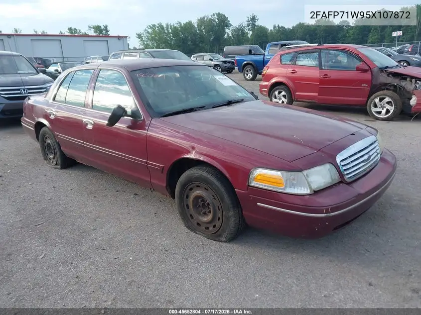 2005 Ford Crown Victoria Police VIN: 2FAFP71W95X107872 Lot: 45652804