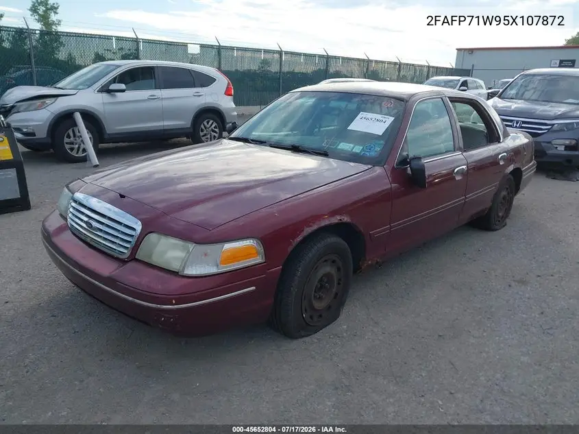 2005 Ford Crown Victoria Police VIN: 2FAFP71W95X107872 Lot: 45652804