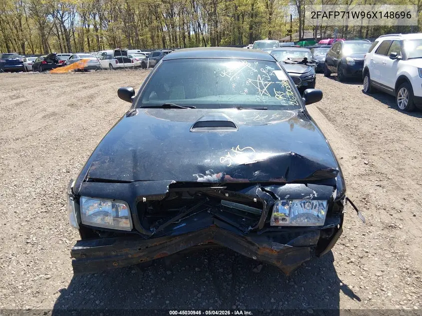 2006 Ford Crown Victoria Police/Police Interceptor VIN: 2FAFP71W96X148696 Lot: 45030946