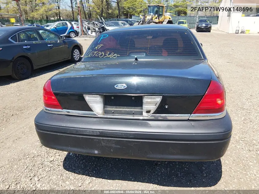 2006 Ford Crown Victoria Police/Police Interceptor VIN: 2FAFP71W96X148696 Lot: 45030946
