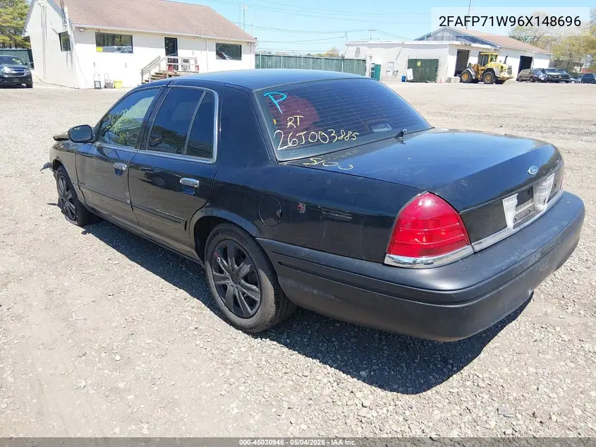 2006 Ford Crown Victoria Police/Police Interceptor VIN: 2FAFP71W96X148696 Lot: 45030946