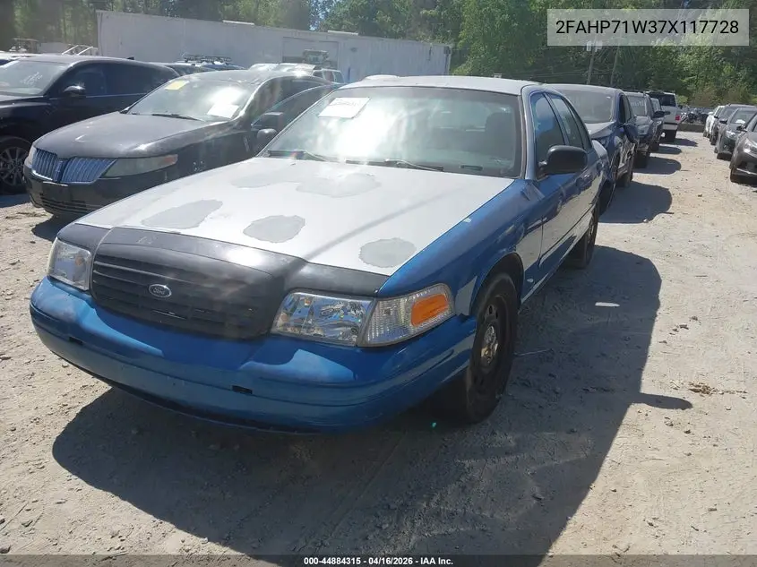 2007 Ford Crown Victoria Police/Police Interceptor VIN: 2FAHP71W37X117728 Lot: 44884315