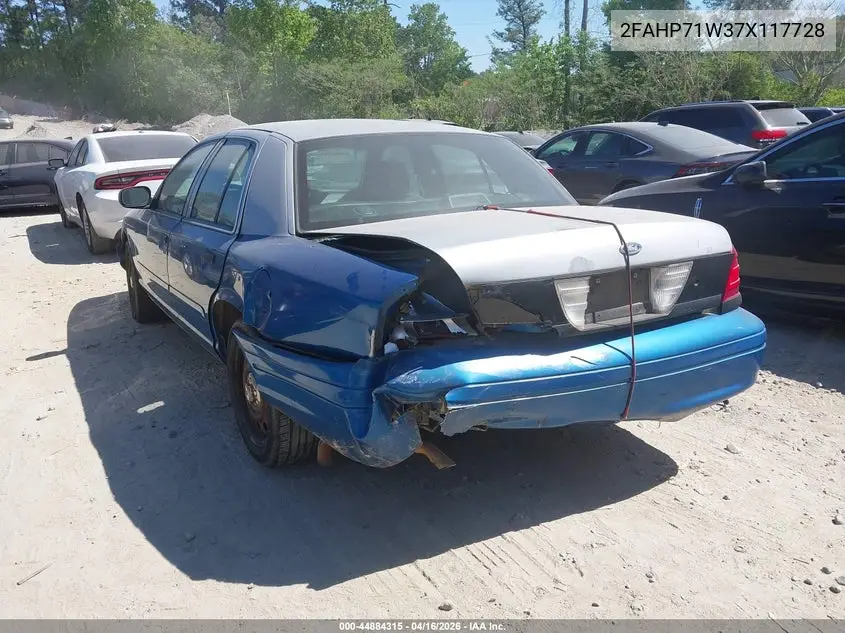 2007 Ford Crown Victoria Police/Police Interceptor VIN: 2FAHP71W37X117728 Lot: 44884315