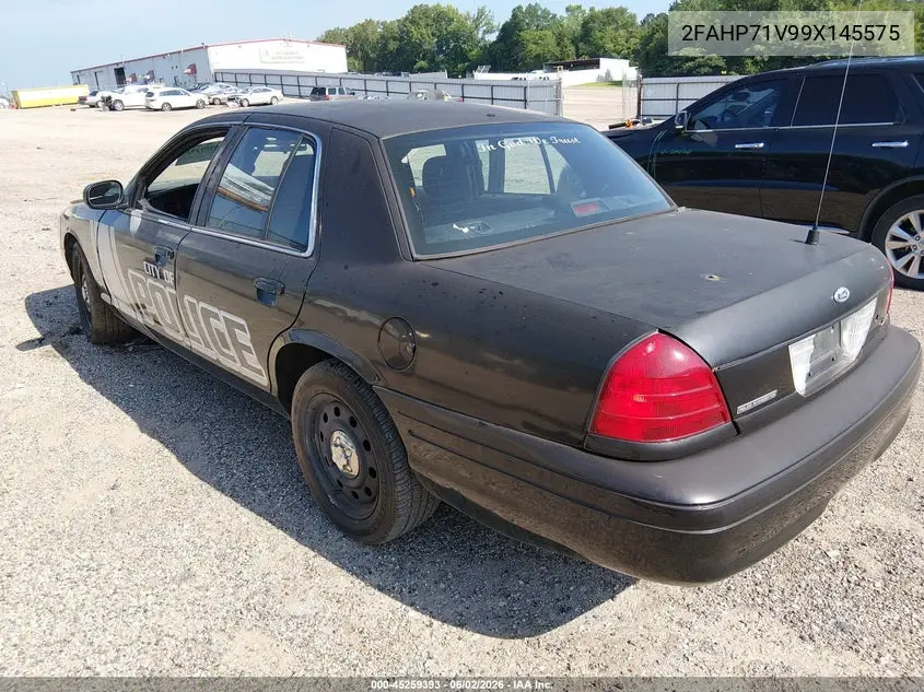 2009 Ford Crown Victoria Police/Police Interceptor VIN: 2FAHP71V99X145575 Lot: 45259393